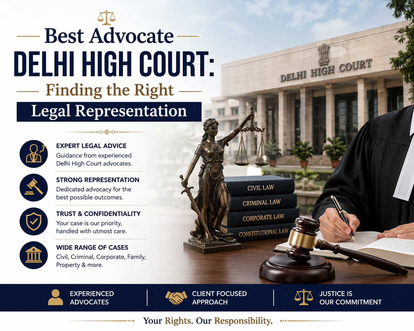 Best Advocate Delhi High Court: Finding The Right Legal Representation
